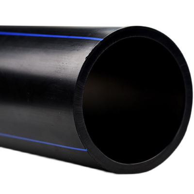 PE নীল বা কালো সঙ্গে নীল স্ট্রিপ HDPE জল পাইপ জন্য জল সরবরাহ অ্যাপ্লিকেশন