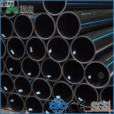 2.3mm-117.6mm বেধ পিই নিকাশী পাইপ PN6-PN16 ভারী দায়িত্ব বর্জ্য নিষ্পত্তি জন্য চাপ রেটিং