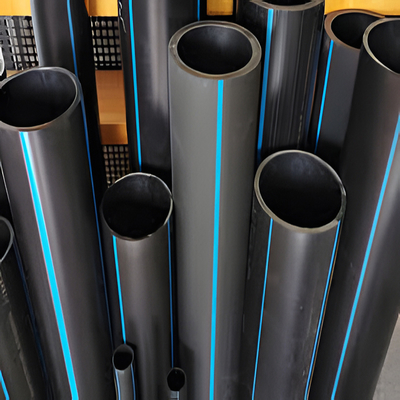 20mm-1200mm HDPE জলের পাইপ টেনসাইল শক্তি ≥20MPa চরম তাপমাত্রা প্রতিরোধী