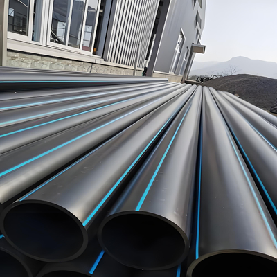 DN20mm-65mm HDPE জল সরবরাহ পাইপ, বাট ফিউশন সংযোগ পদ্ধতি এবং GB/T13663-2000 স্ট্যান্ডার্ড সহ