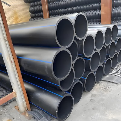 কাস্টমাইজড মোল্ডিং পরিষেবার জন্য PN20 চাপ রেটিং HDPE জল সরবরাহ পাইপ