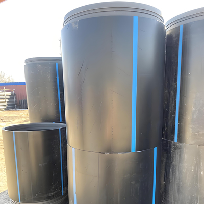 DN20-DN1200 HDPE জল সরবরাহ পাইপ, তাপমাত্রা সীমা -40°C থেকে 40°C