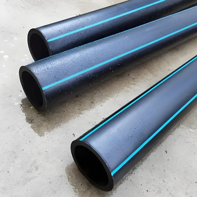 DN20-DN1200 HDPE জল সরবরাহ পাইপ, তাপমাত্রা সীমা -40°C থেকে 40°C